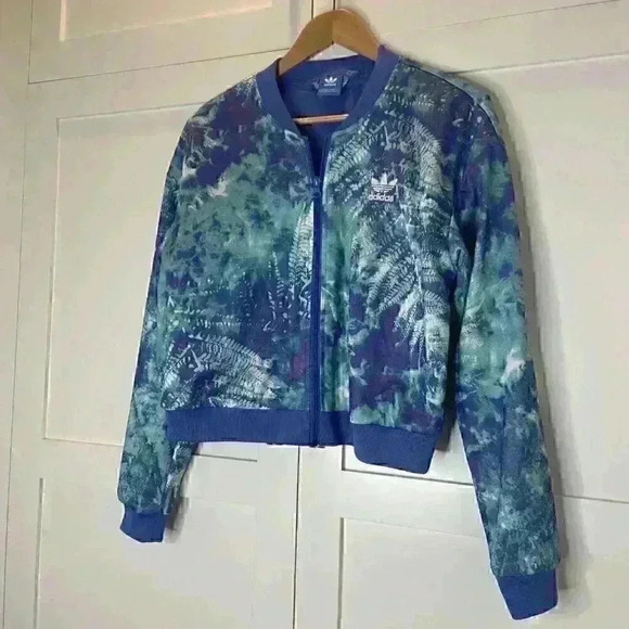 Adidas Originals Women’s Ocean Elements Track Jacket Size Medium - Picture 8 of 13